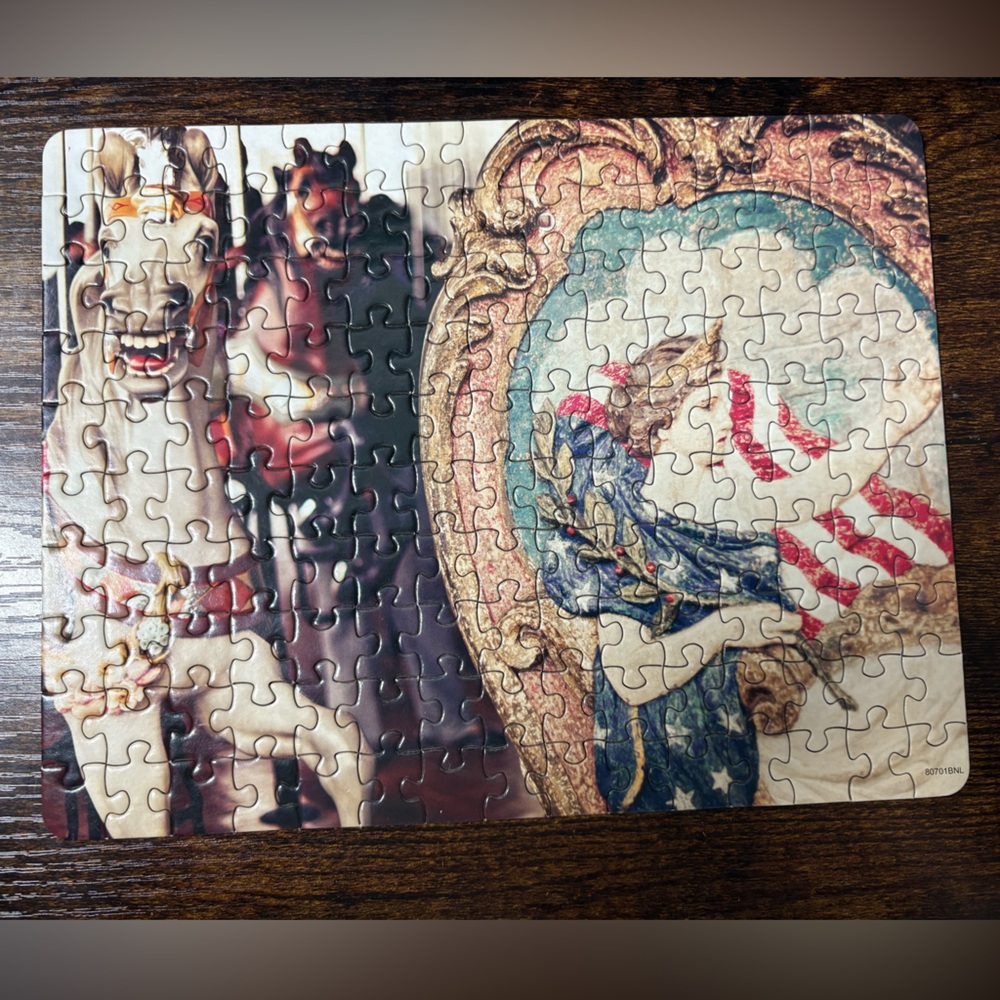 150 piece Artistic Jigsaw Puzzle - Multicolor horse